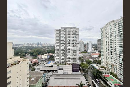 Vista  Sacada do Studio de kitnet/studio à venda com 1 quarto, 25m² em Santo Amaro, São Paulo