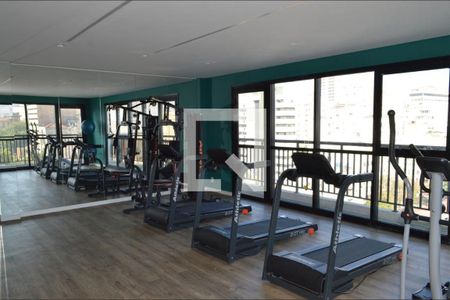 Studio para alugar com 24m², 1 quarto e sem vaga Studio para alugar com 24m², 1 quarto e sem vagaAcademia