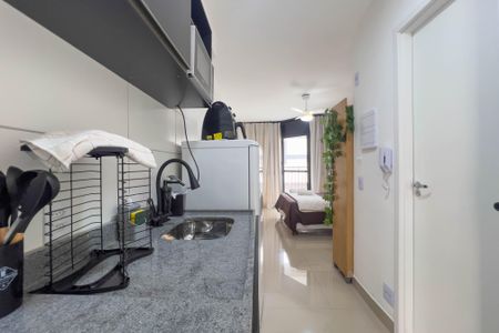 Studio para alugar com 24m², 1 quarto e sem vaga Studio para alugar com 24m², 1 quarto e sem vagaCozinha