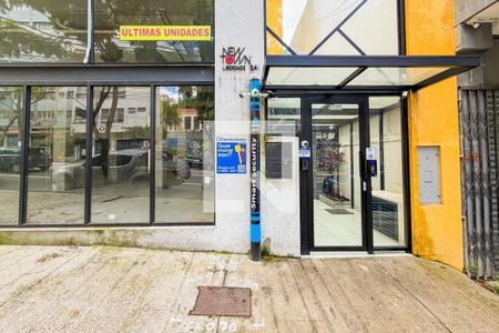 Studio para alugar com 24m², 1 quarto e sem vaga Studio para alugar com 24m², 1 quarto e sem vagaFachada