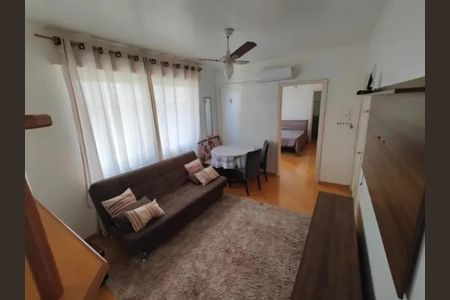 Sala de apartamento à venda com 1 quarto, 42m² em Tristeza, Porto Alegre