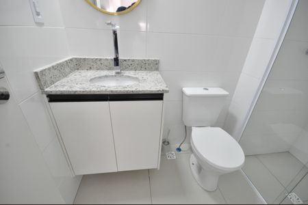 Apartamento para alugar com 45m², 2 quartos e 1 vagaBanheiro do Quarto Suíte