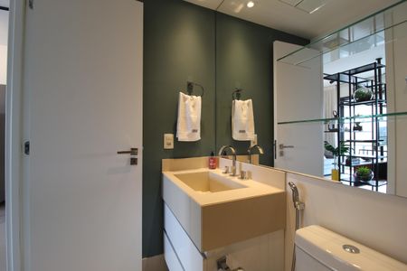 Apartamento à venda com 41m², 1 quarto e sem vagaBanheiro da Suíte