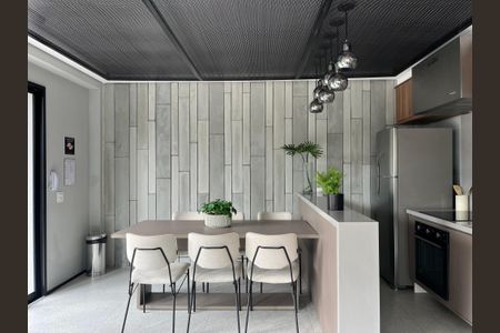 Apartamento à venda com 27m², 1 quarto e sem vaga Apartamento à venda com 27m², 1 quarto e sem vagaÁrea comum - Salão de festas