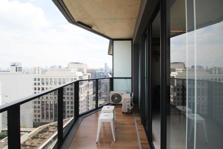 Apartamento para alugar com 42m², 1 quarto e 1 vagaVaranda