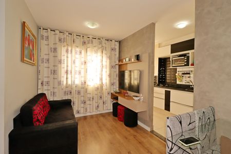 Sala de apartamento à venda com 2 quartos, 44m² em Jardim Utinga, Santo André