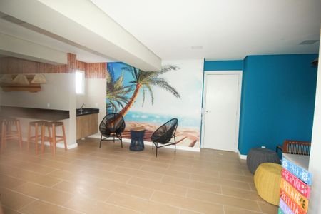 Apartamento para alugar com 38m², 2 quartos e sem vagaÁrea comum - Salão de festas