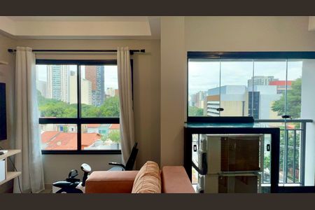 Vista de apartamento à venda com 1 quarto, 35m² em Pinheiros, São Paulo