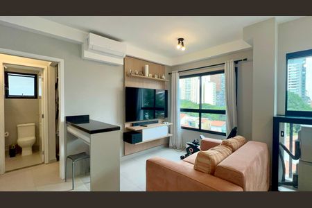 Sala de apartamento à venda com 1 quarto, 35m² em Pinheiros, São Paulo