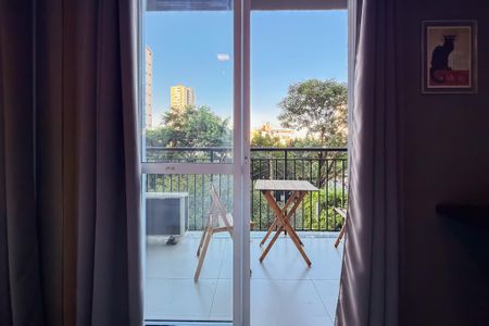 Studio para alugar com 26m², 1 quarto e sem vagaVaranda