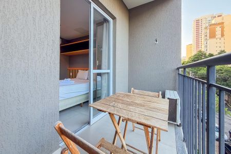 Studio para alugar com 26m², 1 quarto e sem vagaVaranda