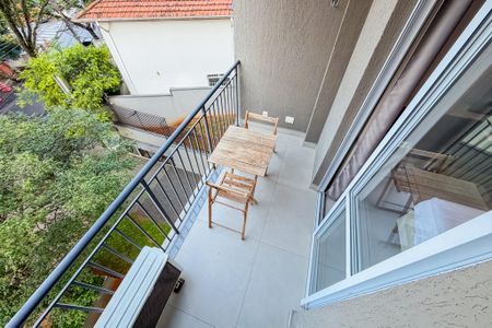 Studio para alugar com 26m², 1 quarto e sem vagaVaranda