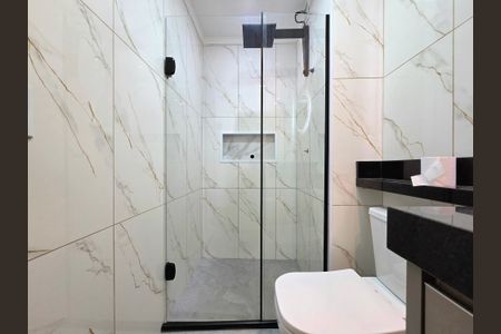 Apartamento para alugar com 34m², 1 quarto e sem vagaBanheiro da Suíte