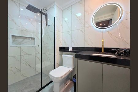Apartamento para alugar com 34m², 1 quarto e sem vagaBanheiro da Suíte