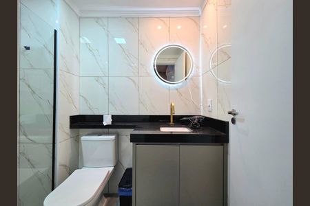 Apartamento para alugar com 34m², 1 quarto e sem vagaBanheiro da Suíte