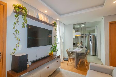 Sala de apartamento para alugar com 2 quartos, 45m² em Igara, Canoas