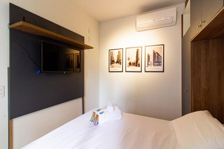 Studio para alugar com 32m², 1 quarto e sem vagaQuarto