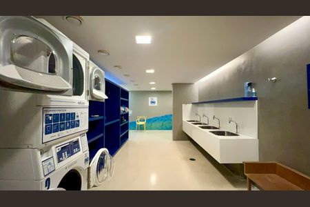 Studio à venda com 42m², 1 quarto e 1 vagaLavanderia