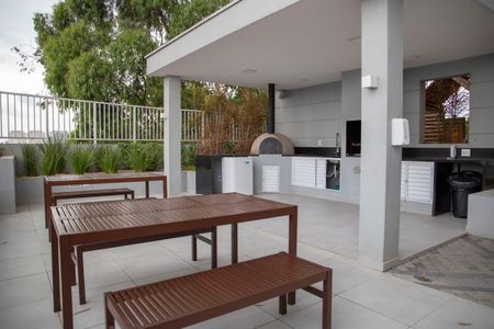 Apartamento à venda com 55m², 2 quartos e 1 vagaChurrasqueira