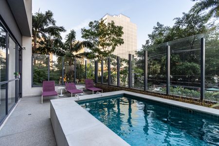 Studio para alugar com 30m², 1 quarto e sem vagaPiscina