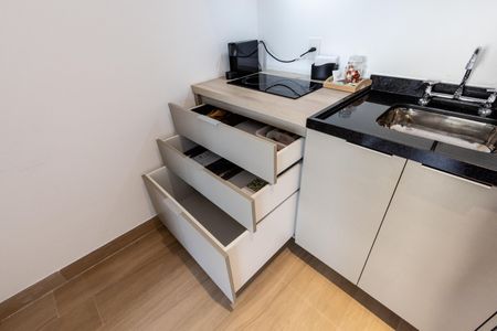 Studio para alugar com 30m², 1 quarto e sem vagaCozinha