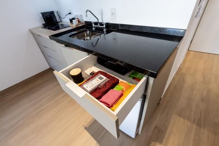 Studio para alugar com 30m², 1 quarto e sem vagaCozinha