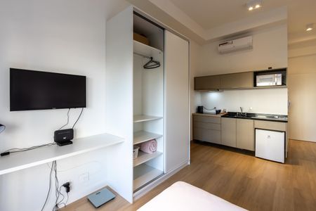 Studio para alugar com 30m², 1 quarto e sem vagaQuarto