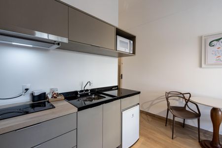 Studio para alugar com 30m², 1 quarto e sem vagaCozinha