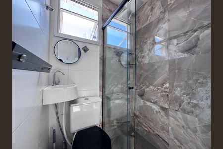 Banheiro Social de apartamento à venda com 1 quarto, 32m² em Recreio dos Bandeirantes, Rio de Janeiro