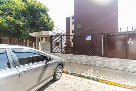 Apartamento para alugar com 48m², 2 quartos e 1 vagaFachada + Placa