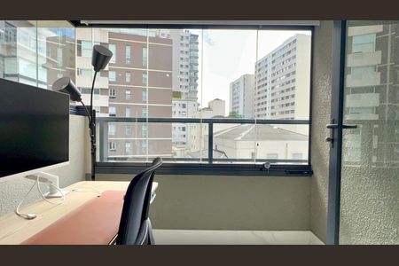 Studio para alugar com 24m², 1 quarto e sem vagaVaranda