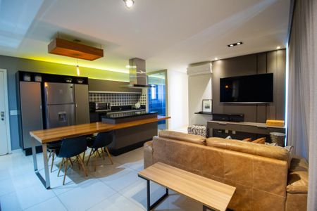 Sala de apartamento para alugar com 1 quarto, 67m² em Parque Campolim, Sorocaba