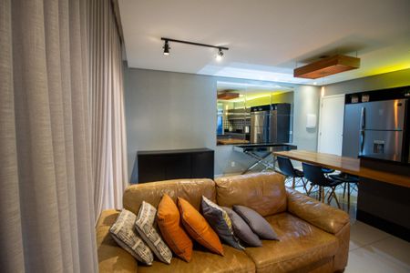 Apartamento para alugar com 67m², 1 quarto e 2 vagasSala