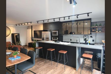 Apartamento à venda com 89m², 2 quartos e 2 vagasSala e Cozinha integrada 