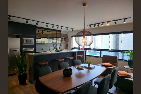 Apartamento à venda com 89m², 2 quartos e 2 vagasSala e Cozinha integrada 