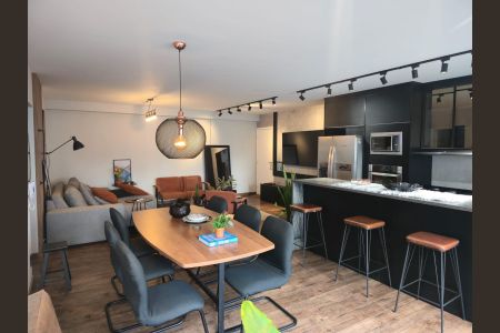Apartamento à venda com 89m², 2 quartos e 2 vagasSala e Cozinha integrada 
