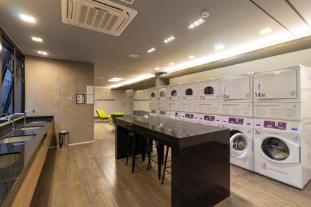 Studio para alugar com 43m², 1 quarto e 1 vagaÁrea comum - Lavanderia