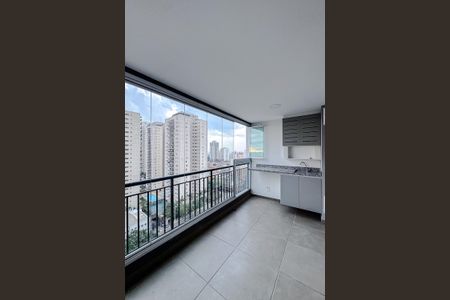 Varanda da Sala de apartamento para alugar com 1 quarto, 35m² em Belenzinho, São Paulo