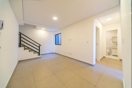 Sala de apartamento para alugar com 3 quartos, 130m² em Vila Valparaíso, Santo André