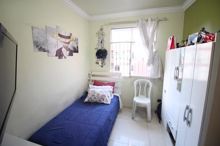 Quarto 2 de apartamento à venda com 3 quartos, 62m² em Monte Castelo, Contagem