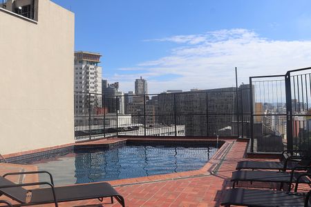 Apartamento para alugar com 33m², 1 quarto e 1 vagaPiscina