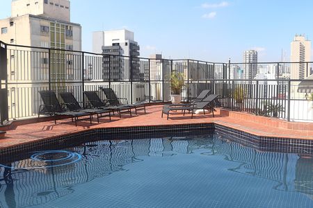 Apartamento para alugar com 33m², 1 quarto e 1 vagaPiscina