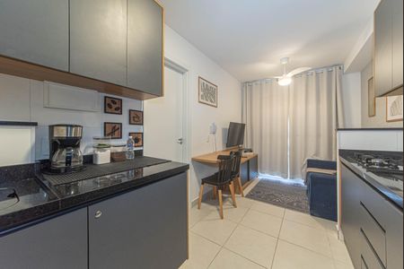 Apartamento para alugar com 29m², 1 quarto e sem vagaCozinha - Lavanderia Integrada