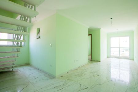 Sala de apartamento à venda com 3 quartos, 57m² em Parque Industriario, Santo André