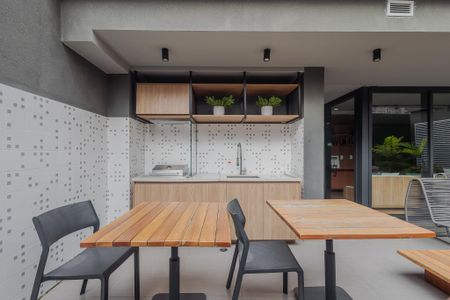 Apartamento à venda com 31m², 1 quarto e sem vaga Apartamento à venda com 31m², 1 quarto e sem vagaEspaço Gourmet