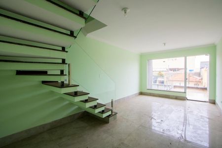 Sala de casa à venda com 3 quartos, 138m² em Vila Humaita, Santo André
