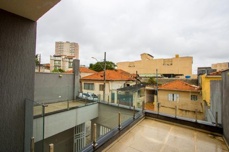 Varanda da sala de casa à venda com 3 quartos, 138m² em Vila Humaita, Santo André