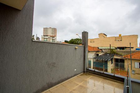Varanda da sala de casa à venda com 3 quartos, 139m² em Vila Humaita, Santo André