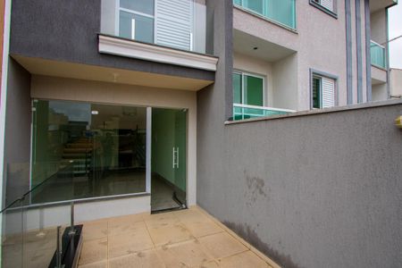 Varanda da sala de casa à venda com 3 quartos, 139m² em Vila Humaita, Santo André
