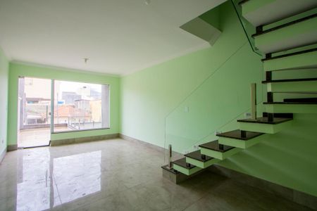 Sala de casa à venda com 3 quartos, 139m² em Vila Humaita, Santo André